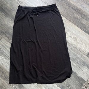 Talbots Knit Jersey Maxi Skirt with Drawstring XL